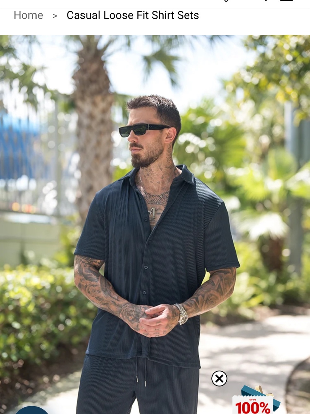 Men's relaxed fit Short-Sleeve Button-Down Shirt in Olive Green with pocket